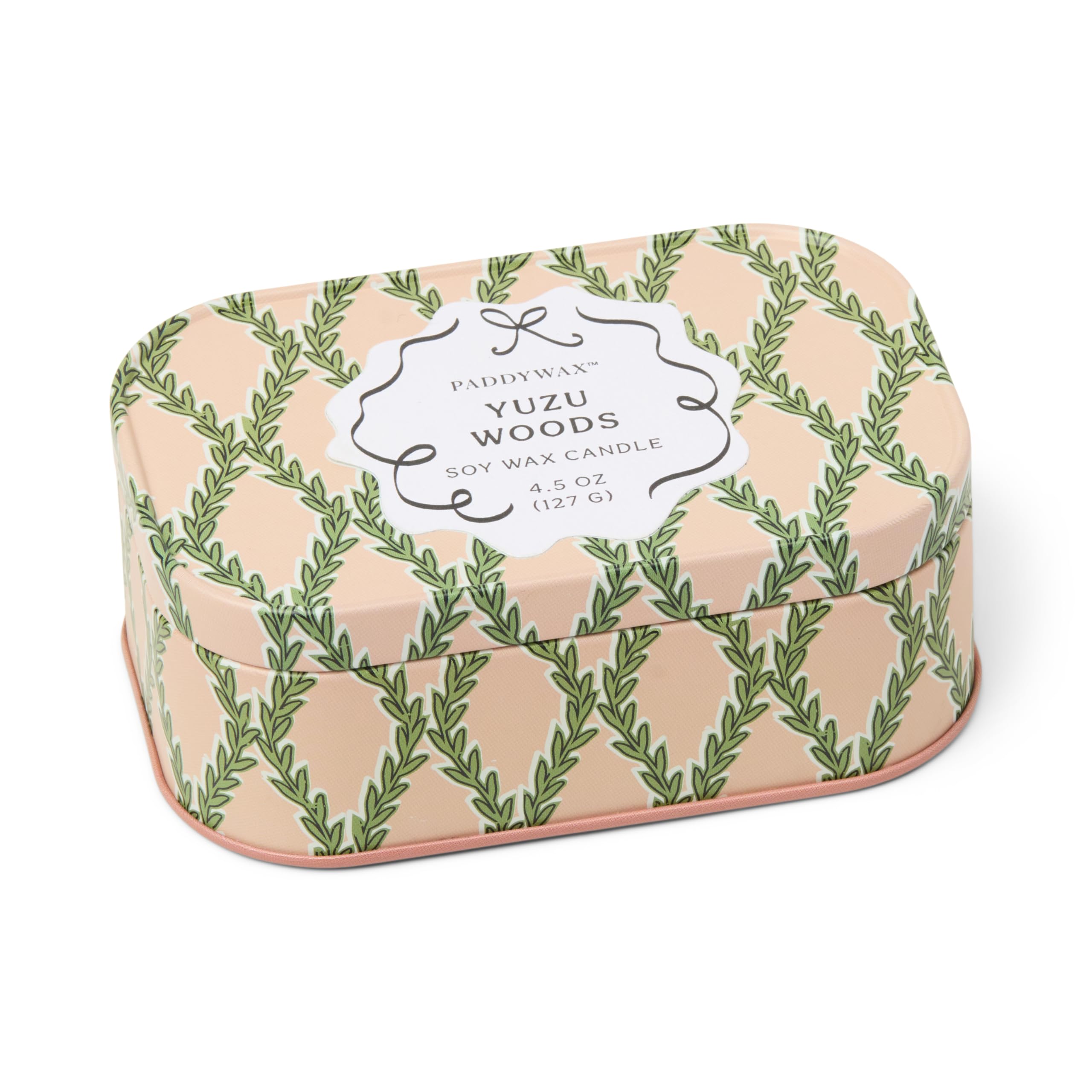 Paddywax Cherie Range Candle in a Tin - Yuzu Woods Scent