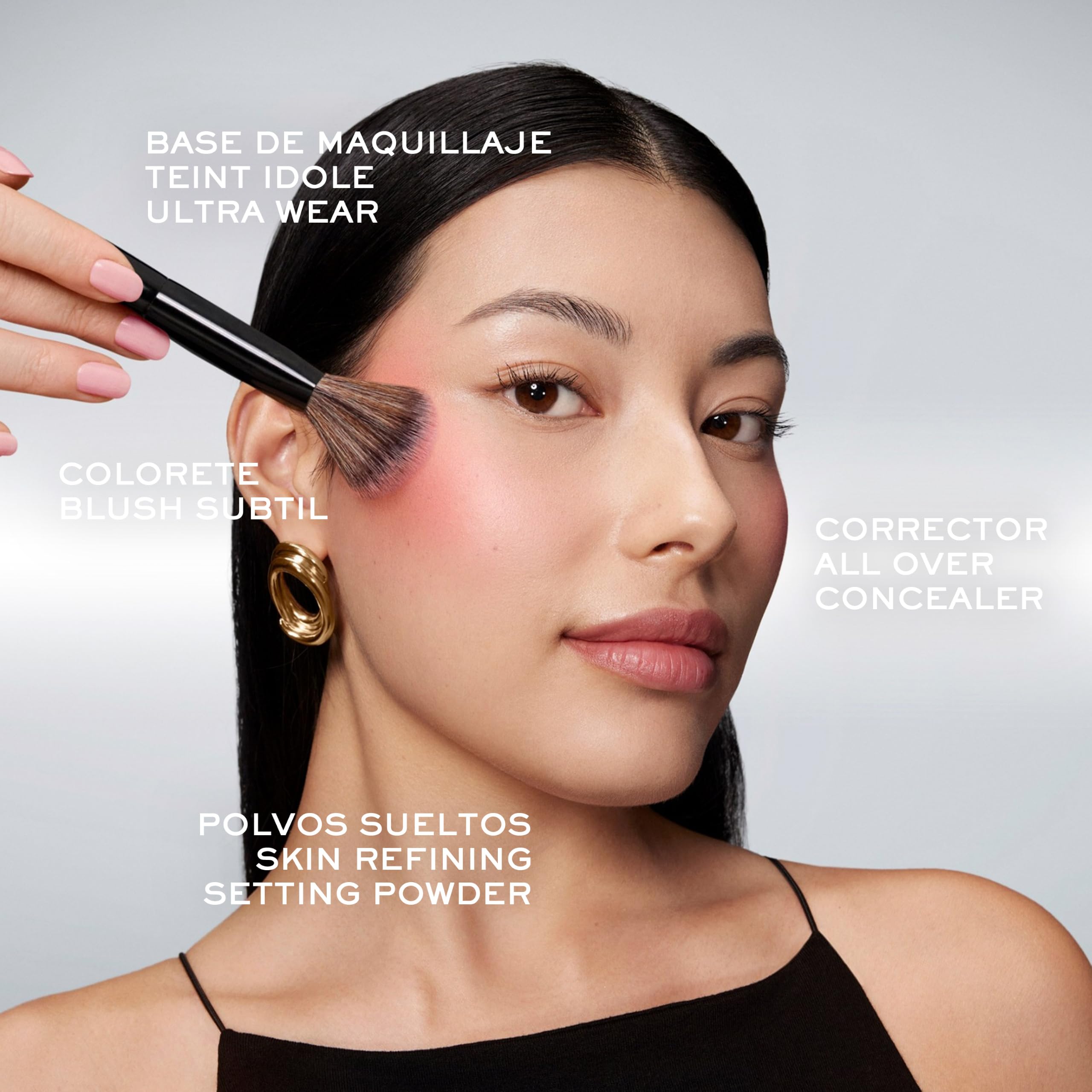 Lancôme - Teint Idole Ultra Wear Skin Refining Setting Powder, Polvos Compactos Fijadores y Matificantes - Antibrillos, Iluminador de Rostro - Efecto Difuminado 24h - 10g