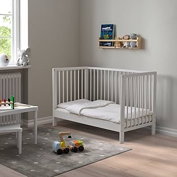 IKEA Gulliver Cot Bed 60 x 120 cm White : Amazon.de: Baby