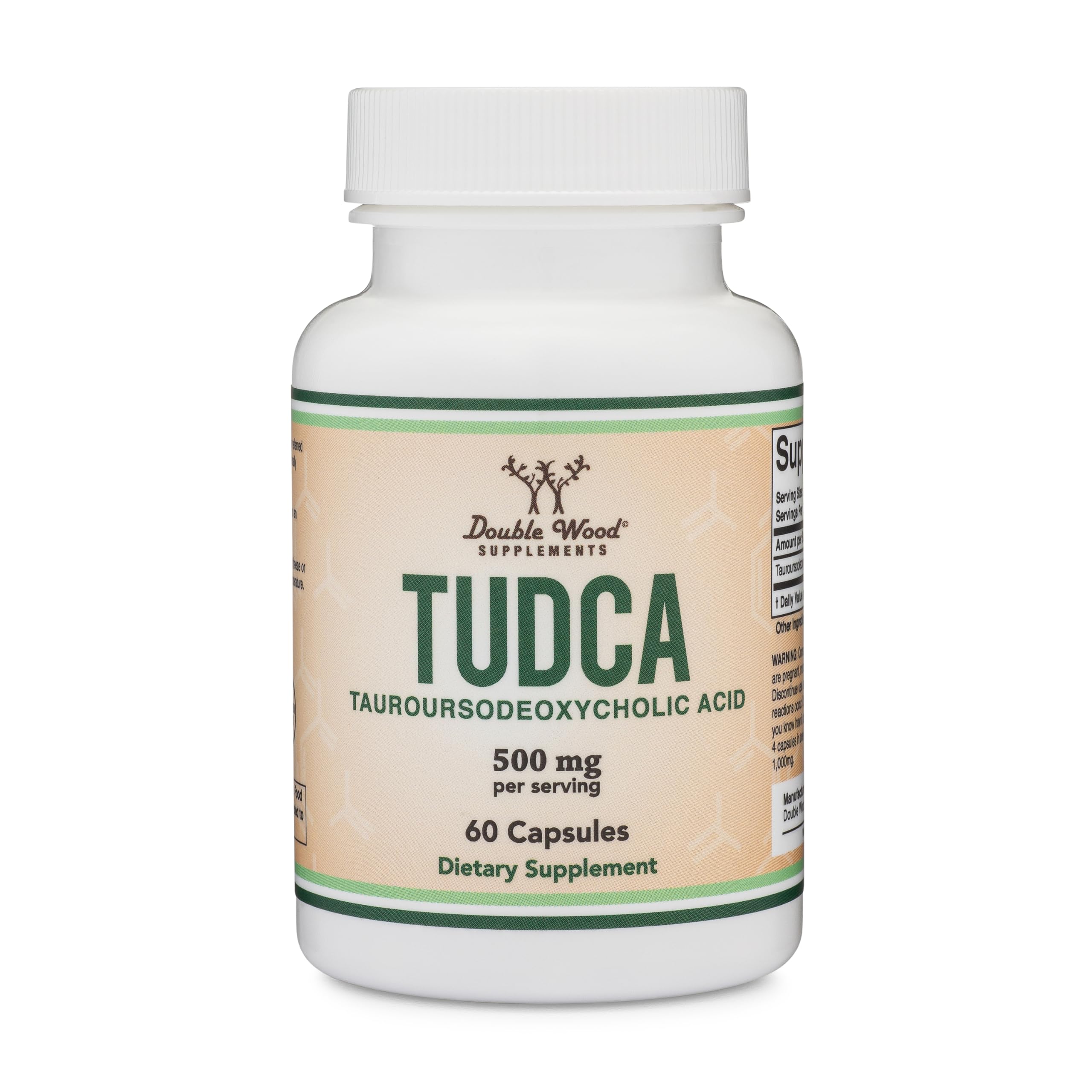 TUDCA Bile Salts, 250mg Capsule, Tauroursodeoxycholic Acid, 60 Capsules