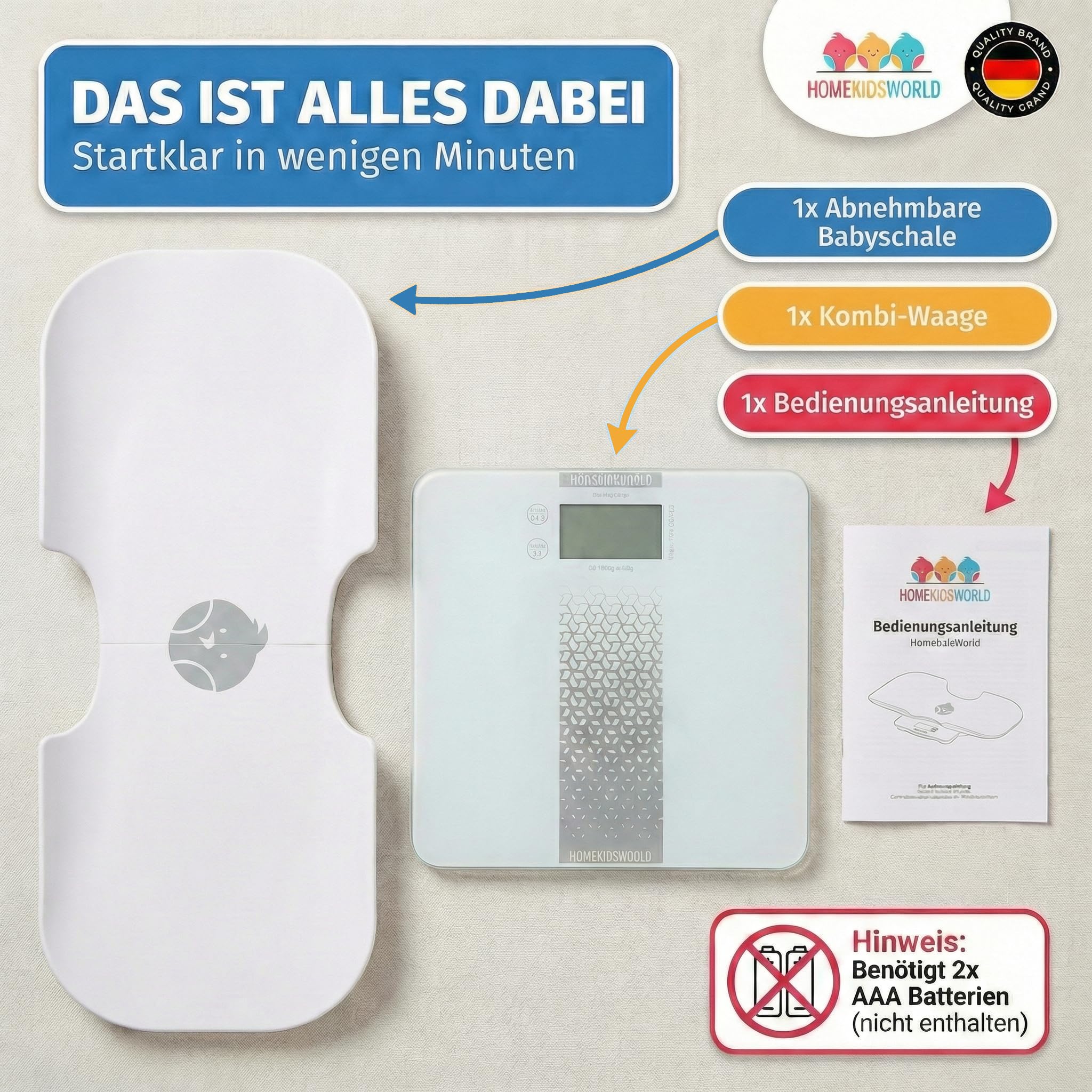 HomeKidsWorld Báscula combinada para bebés y adultos: báscula precisa para bebés y adultos, báscula digital con precisión de 5 g de 0-180 kg, ideal para recién nacidos como báscula de bebé