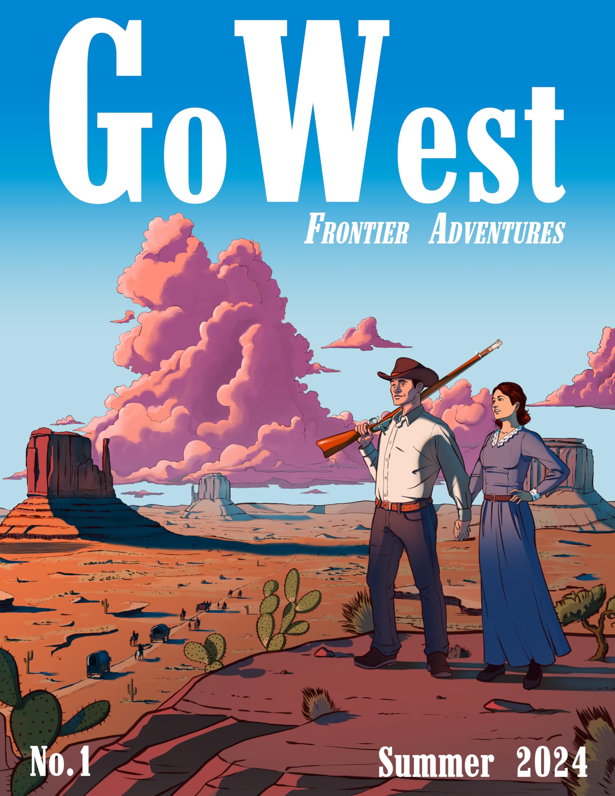 Cover of Go West: Frontier Adventures, Summer 2024