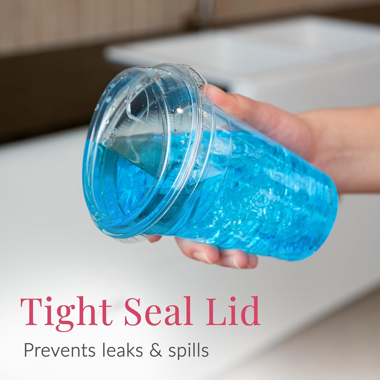 Prestee 200 Pack 16 oz Clear Plastic Cups - PET Plastic Cup Set for Weddings and Parties - Durable Disposable Cups for Drinks, Water, Beer and Cocktails - Clear and Crisp Party Glasses in Bulk