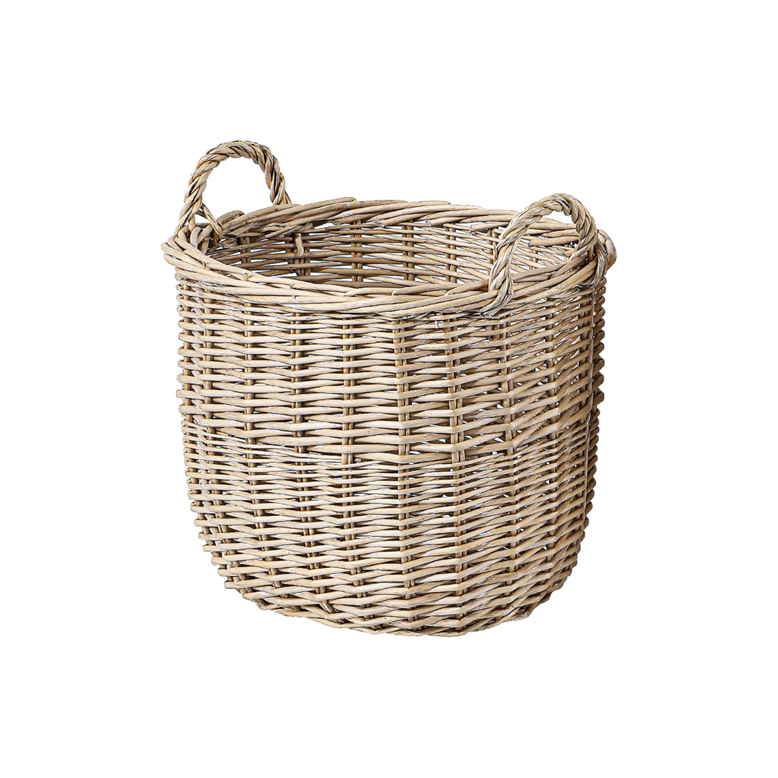 Wickerfield Wicker Open Storage Basket with Handles for Home Storage and Collection and Decoration for Window Display (Small) — image 1