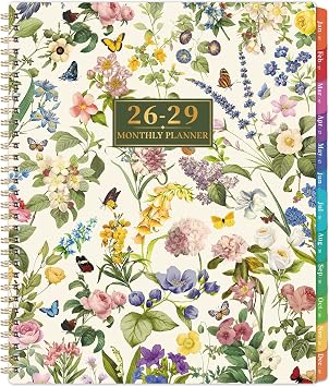 2026-2029 Monthly Planner - 3 Year Monthly Planner 2026-2029, July 2026-June 2029, Calendar Planners with Tabs, Pocket, 8.5 x 11