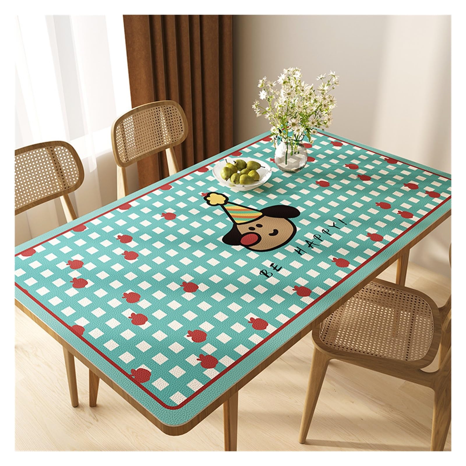 Tappetino da scrivania in pelle, tavolo con superficie impermeabile, tovaglia facile da pulire for sala da pranzo e ufficio(Color 2,80 * 140cm)