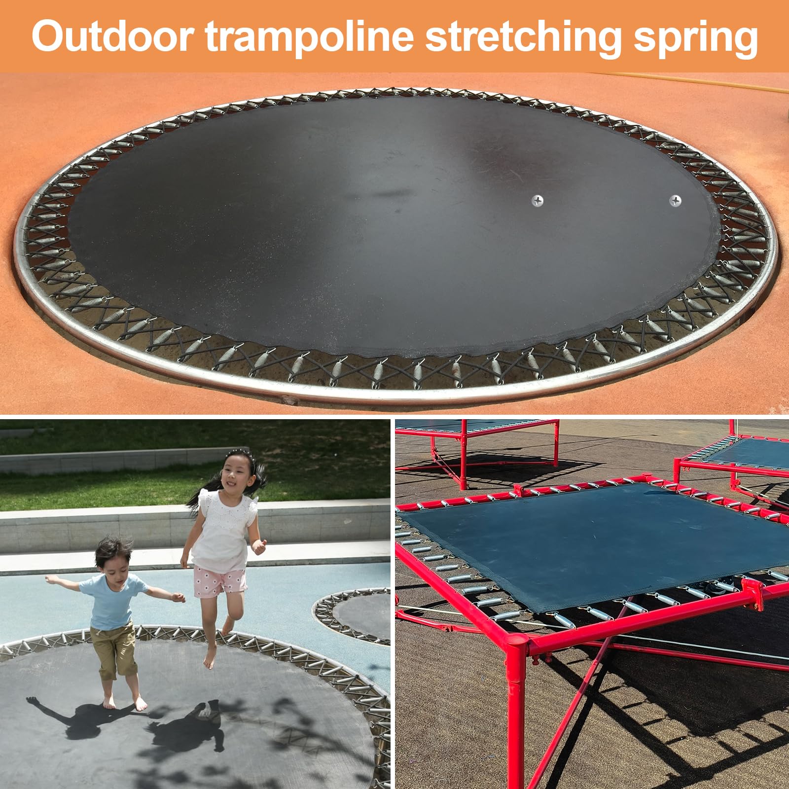 2020 nouveaux ressorts de Trampoline d'acier inoxydable sautant le lit 2020 nouveaux ressorts de Trampoline d'acier inoxydable sautant le lit