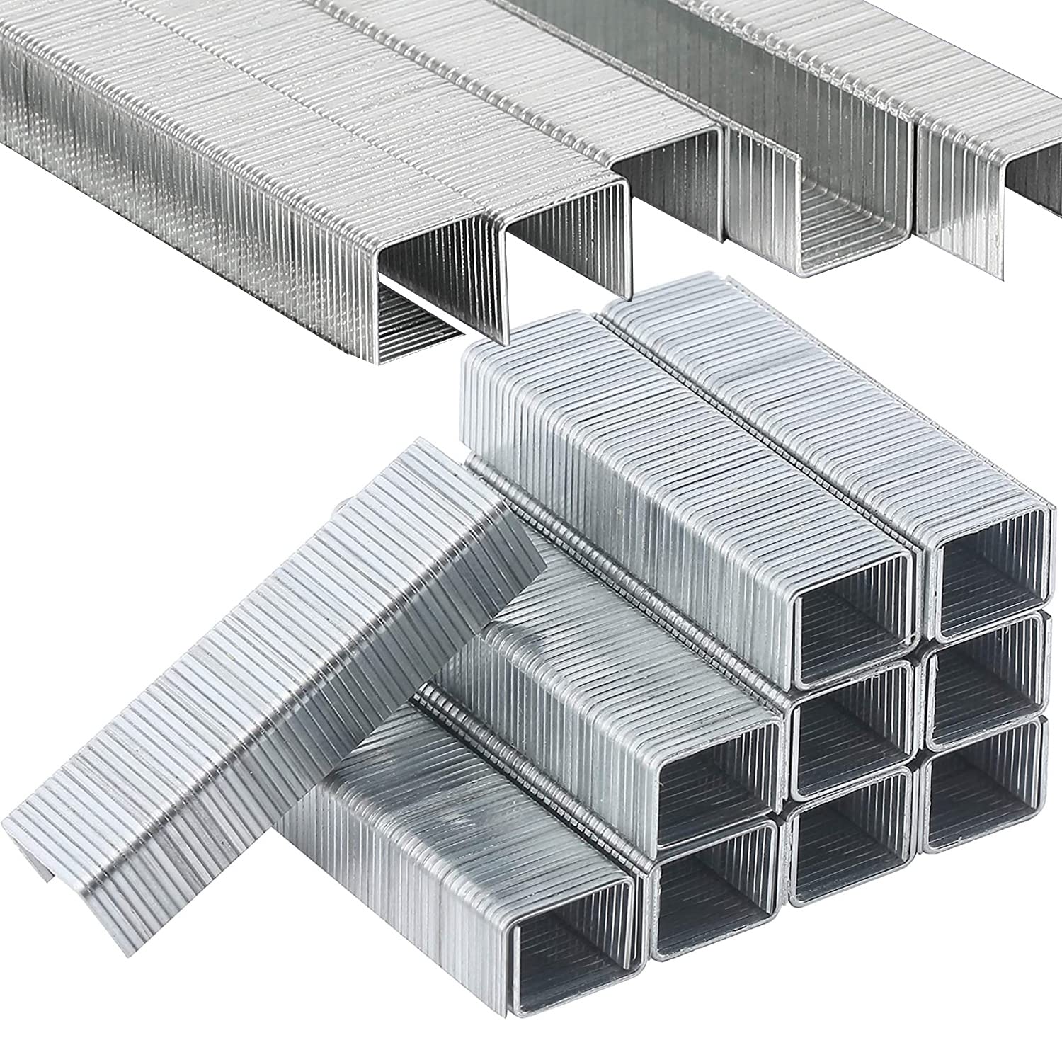 1000PCS Stapler Pins, Durable Steel Staples Standard, Anti-Jam Design for Staplers, School, Home and Paper Binding