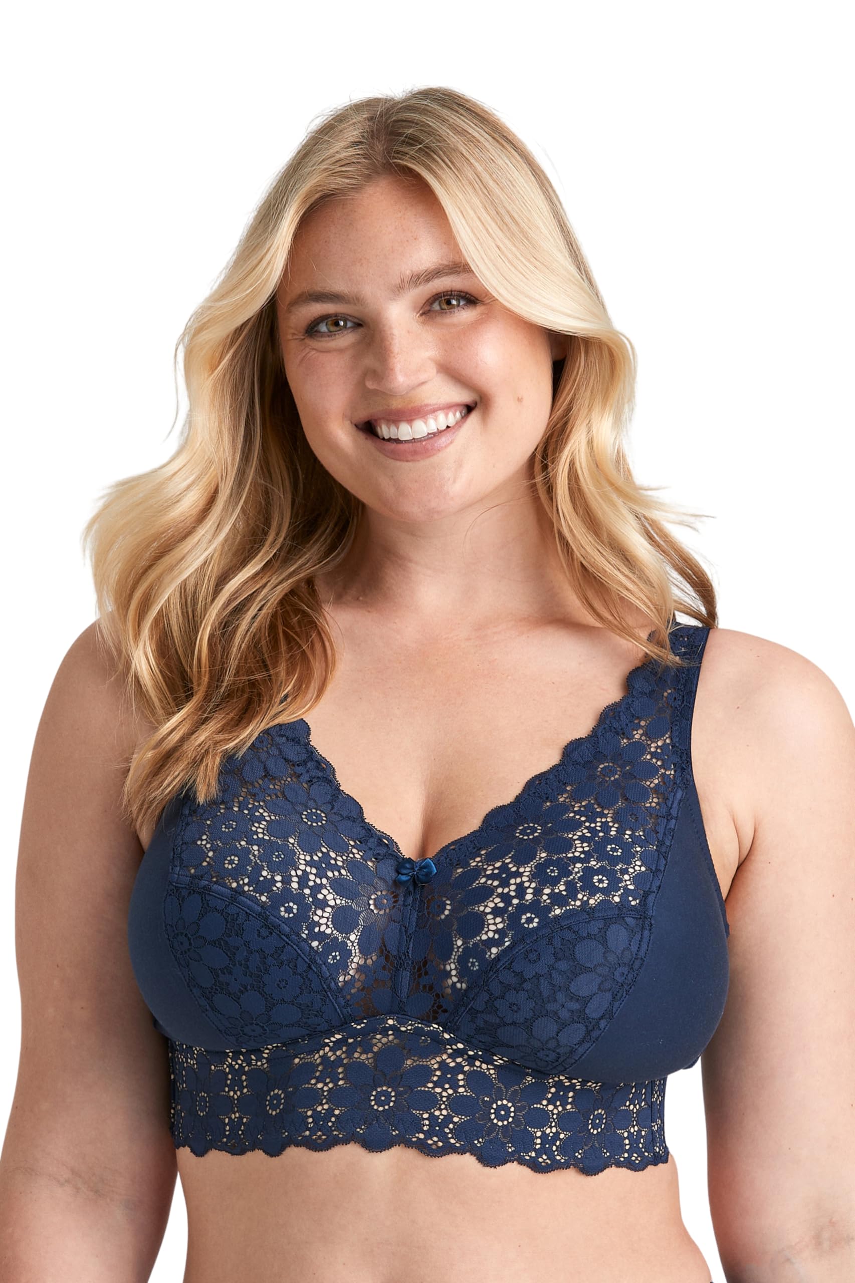 Miss Mary of Sweden Lace Dreams Sujetador sin Aros Ajustable con Encaje Reciclado y Ajuste cómodo