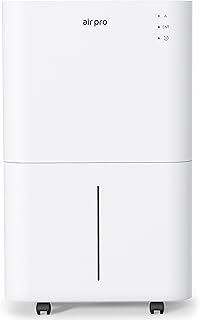 Air Pro 25L/Day Digital Dehumidifier - WIFI App - Large 4L Tank, Sleep Mode, 24H Timer Laundry Drying, Bedroom, Basement, Garage & Kitchen - Portable Electric Mould, Damp and Condensation Remover