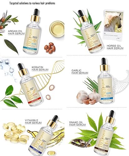 Miniatura 5 de Suero para el cabello Anti encrespamiento nutrir reparación dañada protección del color puro natural profesional avanzado técnicas cuidado 1.7 fl