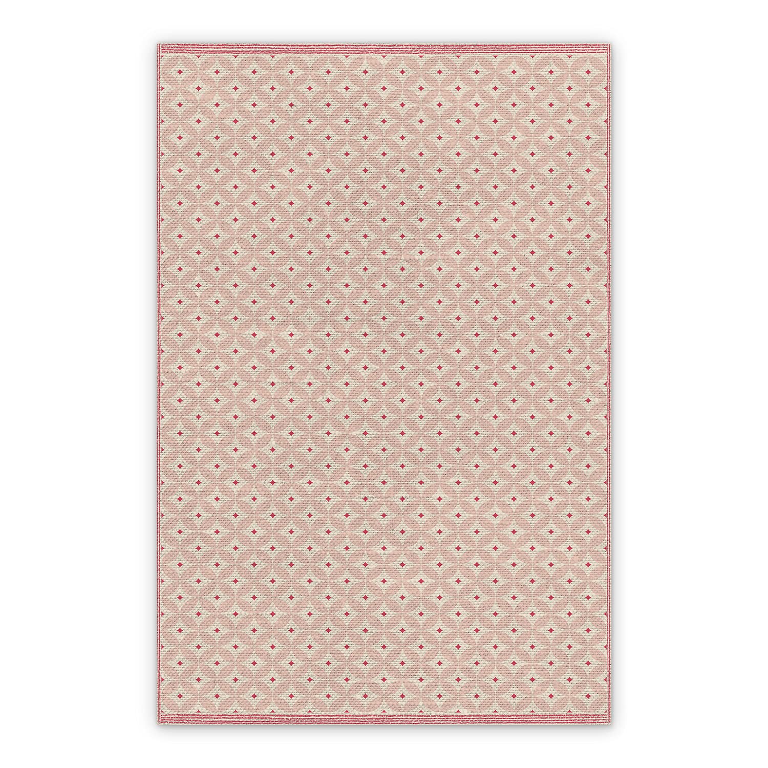 Coloray BirdsEcho Tapis en Vinyle de Cuisine 60x80cm De Salle à Manger Tapis en LinoléumCouverture PVC de Bain - Petits Cercles
