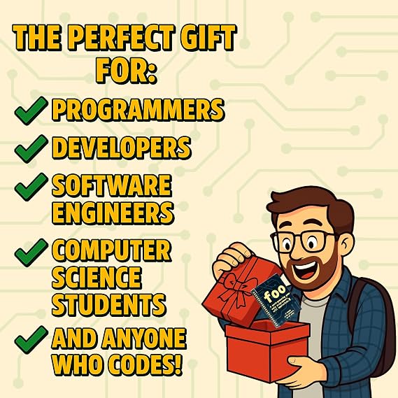 Niche Nation Games Foo Gift for Programmers, Software Engineers, Computer Science, Developers & Coders - Fun Icebreaker Game for Developer Meetups, Office, Conferences & CS Students