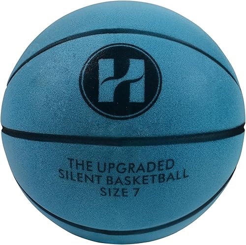 Official Silent Basketball Size 7 (29.5"),Dribble Dream Upgraded Indoor Basketball & High Bounced Airless Ball Soundless for Quiet Dribbling and