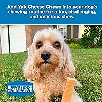 Vista 6 de Best Bully Sticks Queso de yak del Himalaya para perros, pequeño, 4 unidades (paquete de 1), natural, sin lactosa, sin olor, aperitivo de larga