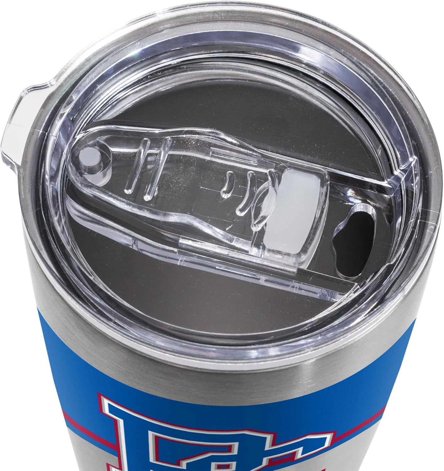 Rico Industries NCAA Presbyterian Blue Hose Standard 20oz Stainless Steel Tumbler with Lid - Great For Coffee, Tea, Water or Cocktails