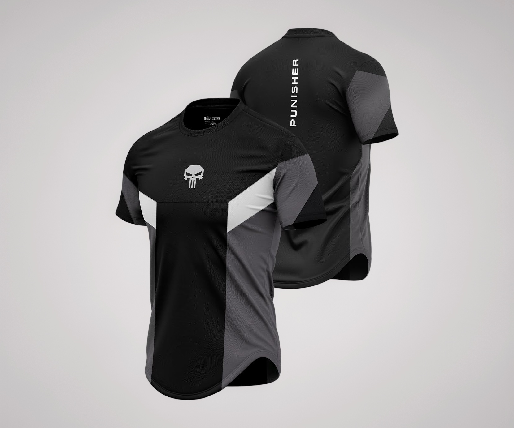 The Souled Store Punisher T-Shirt Black