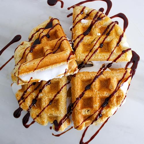 Vista 21 de It's Really Vegan Mezcla de panqueques y gofres sin gluten Sin lácteos, sin huevo y sin soja, mezcla de gofres para panqueques Tamaño de porción