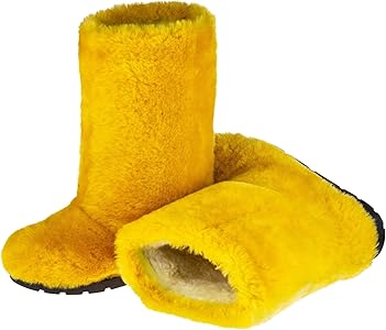 Amazon.com: Yellow Sheepskin Winter Boots for Women, Long Boots