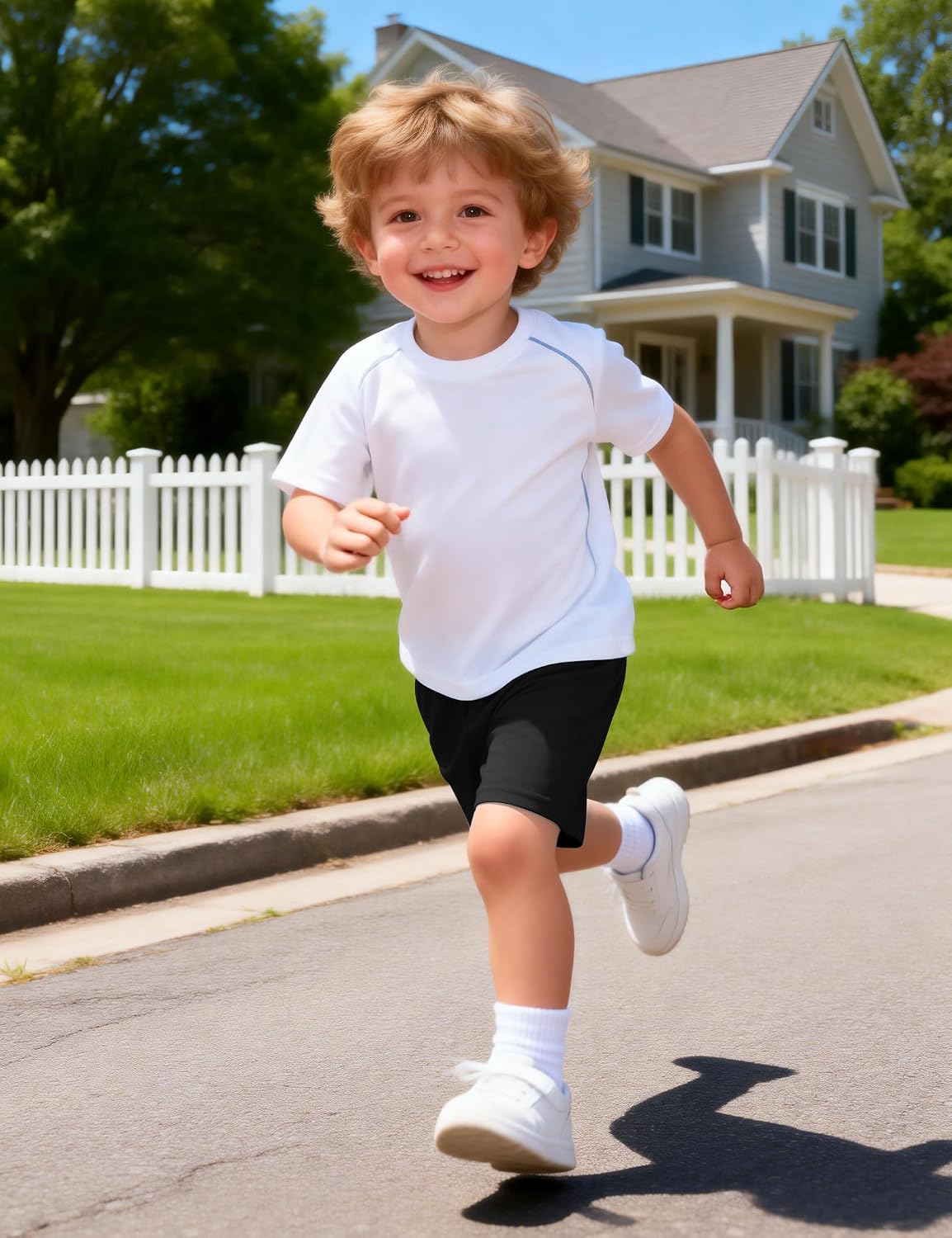 Toddler Boy Soccer Shorts Boys Athletic Basketball Shorts Mesh Summer Clothes Size 2-5T