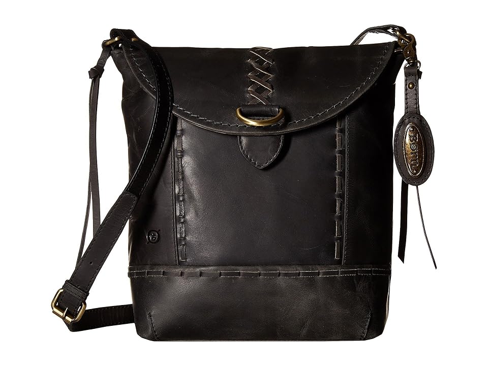 

Born Woodcreek Distressed Leather (Black) Handbags