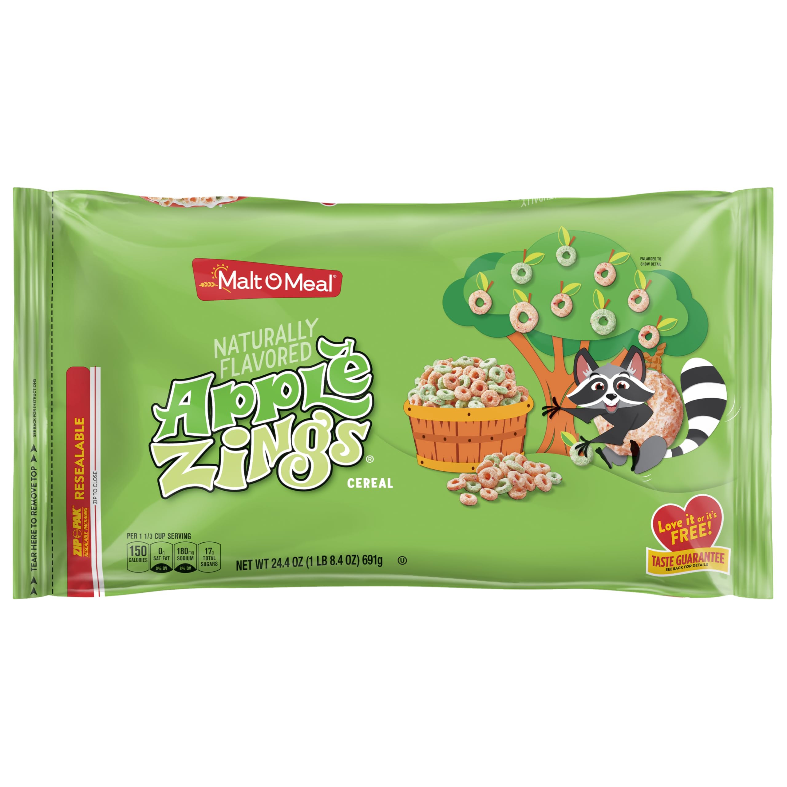Amazon.com: Malt-O-Meal Apple Zings Breakfast Cereal, Cinnamon