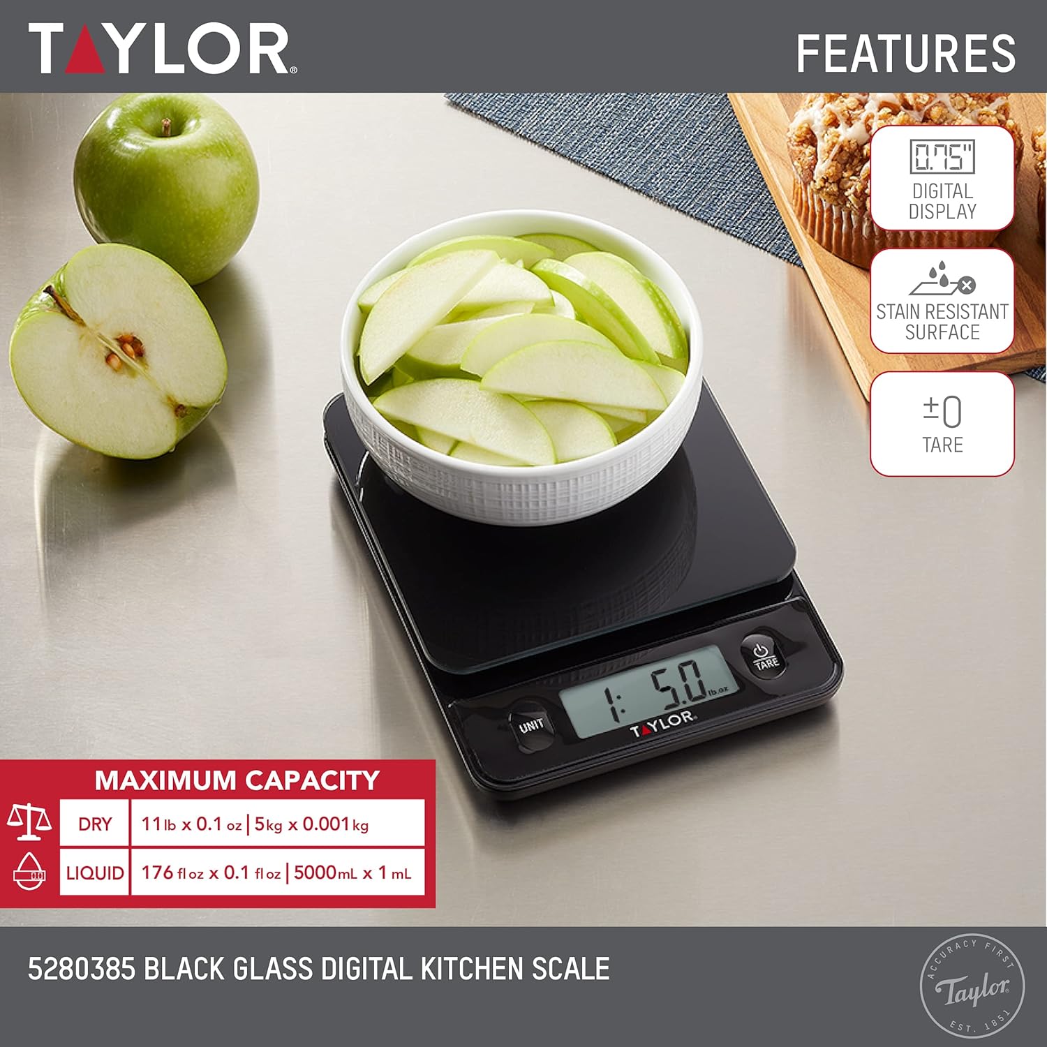 Precision at Your Fingertips: A Review of the Taylor Glass Top Food Scale