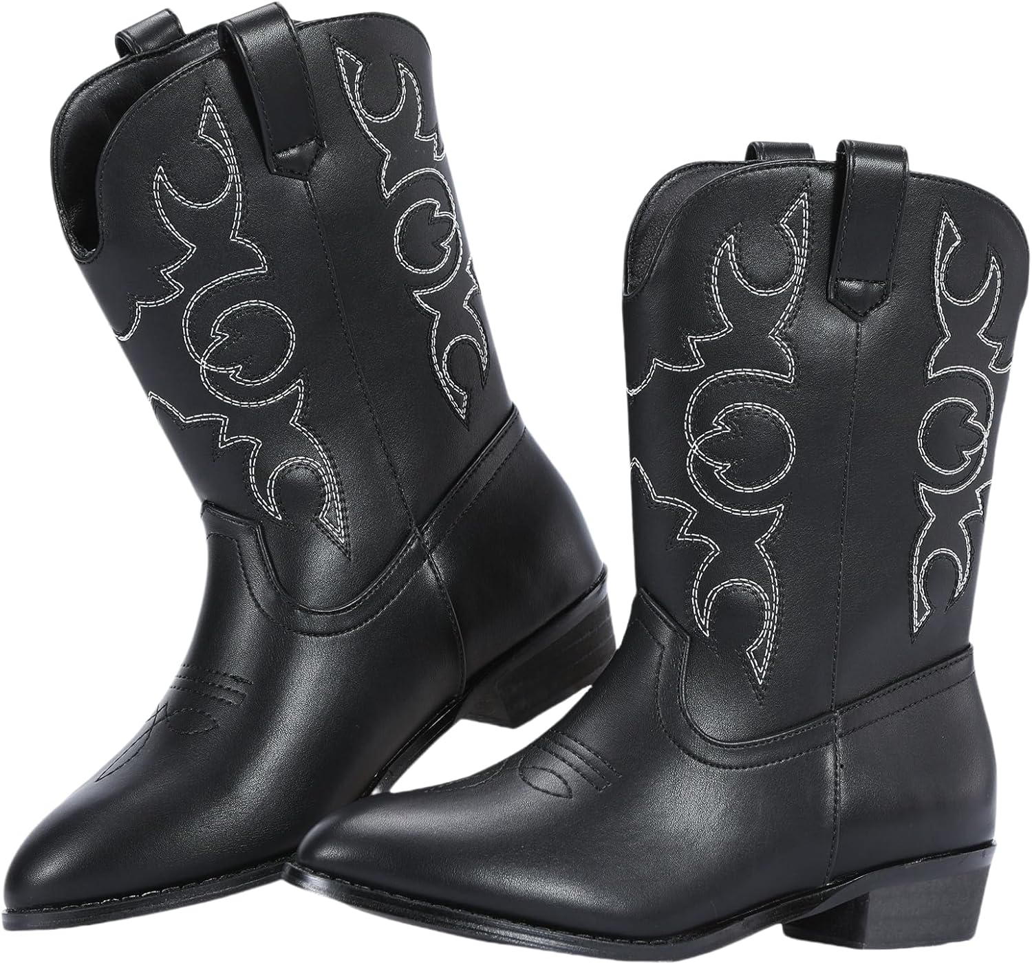 RLW Kids Cowboy Boots for Boys Girls, Riding Western Cowgirl Boot for Toddler Youth Big Kid