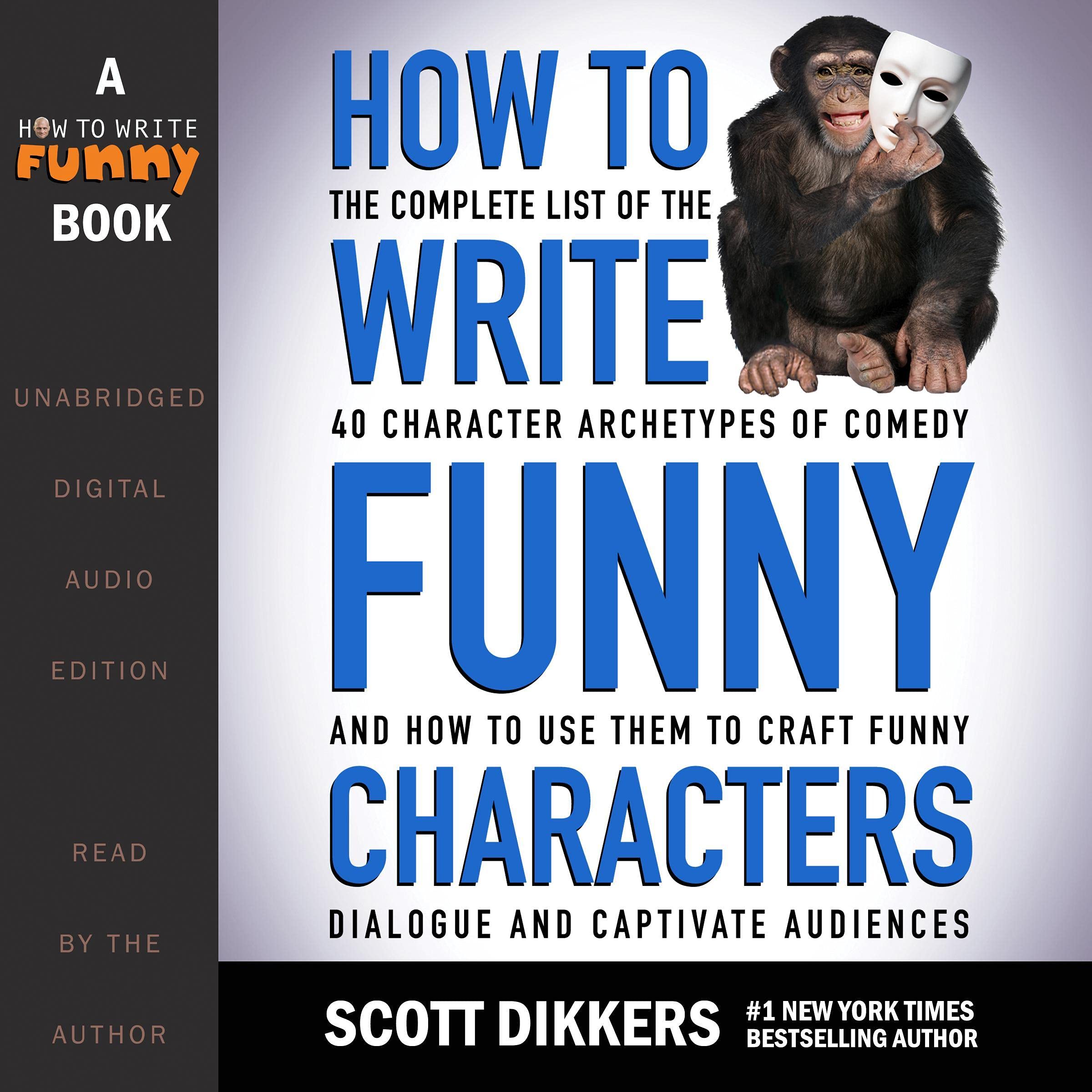 Cover art for How to Write Funny Characters