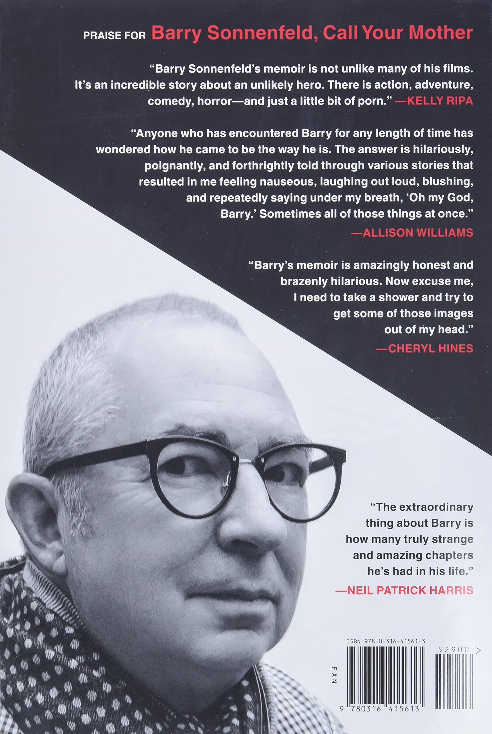 Barry Sonnenfeld, Call Your Mother: Memoirs of a Neurotic Filmmaker