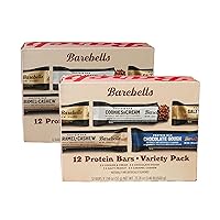 Vista 6 de Barebells Caramel Choco Barras de proteína blandas, chocolate y caramelo, 12 barras, 1.9 oz, 0.56 oz de proteínas, chocolate esponjoso, 0.07 oz