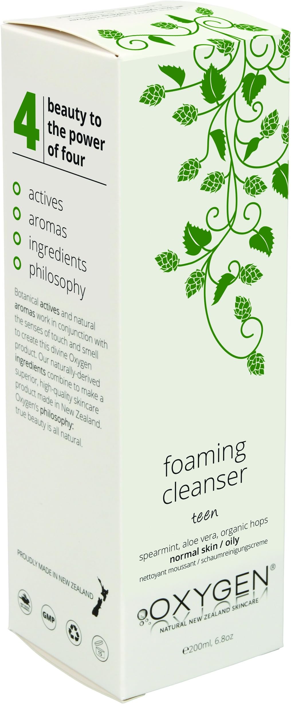 Oxygen Skincare Teen Foaming Cleanser 200 ml - Pack of 6