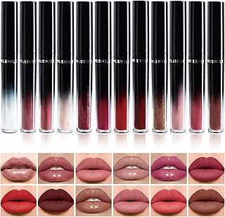 Juego de 12 brillos de labios, lápiz labial l...