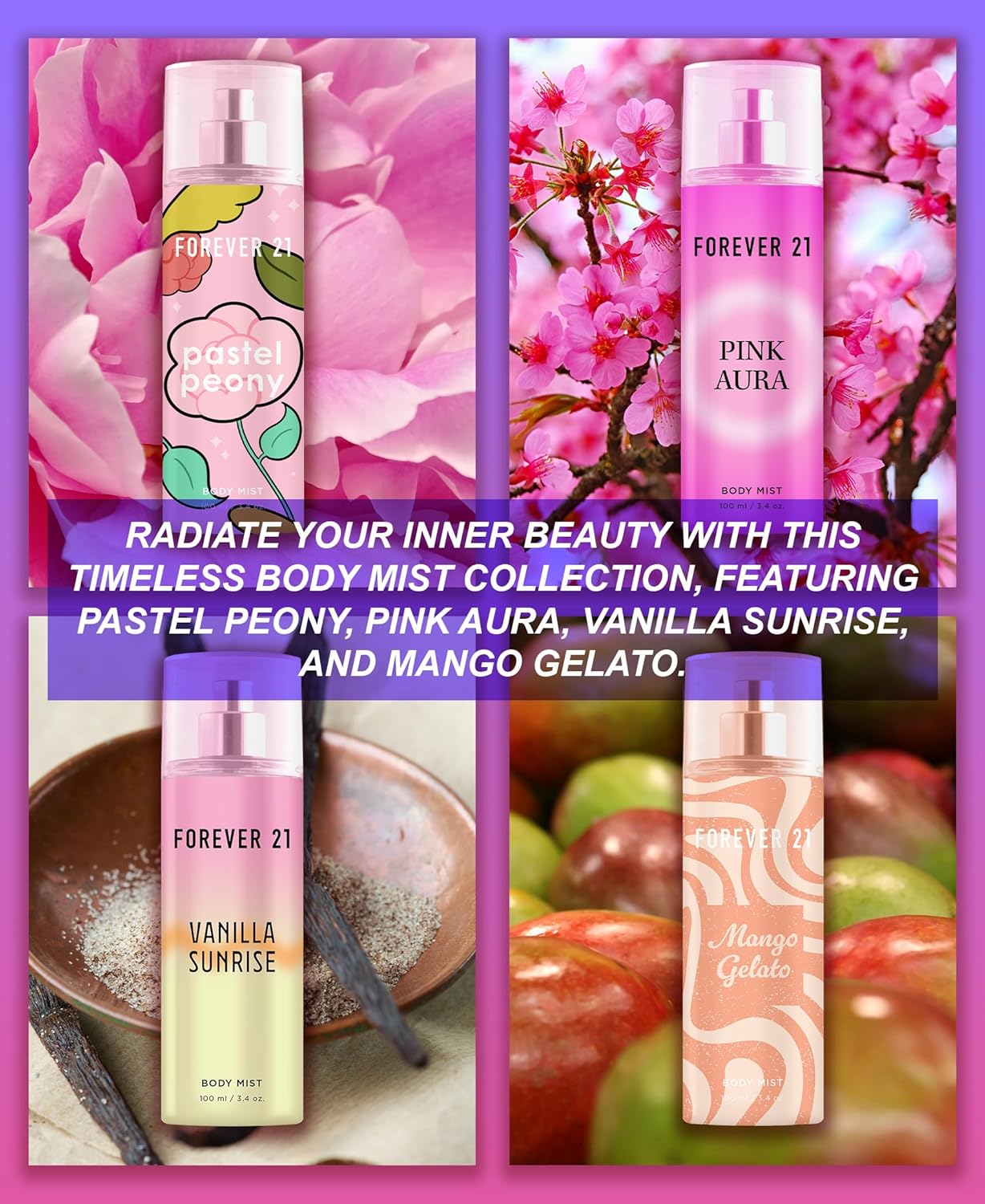 Forever 21 100ml Body Mist Coffret