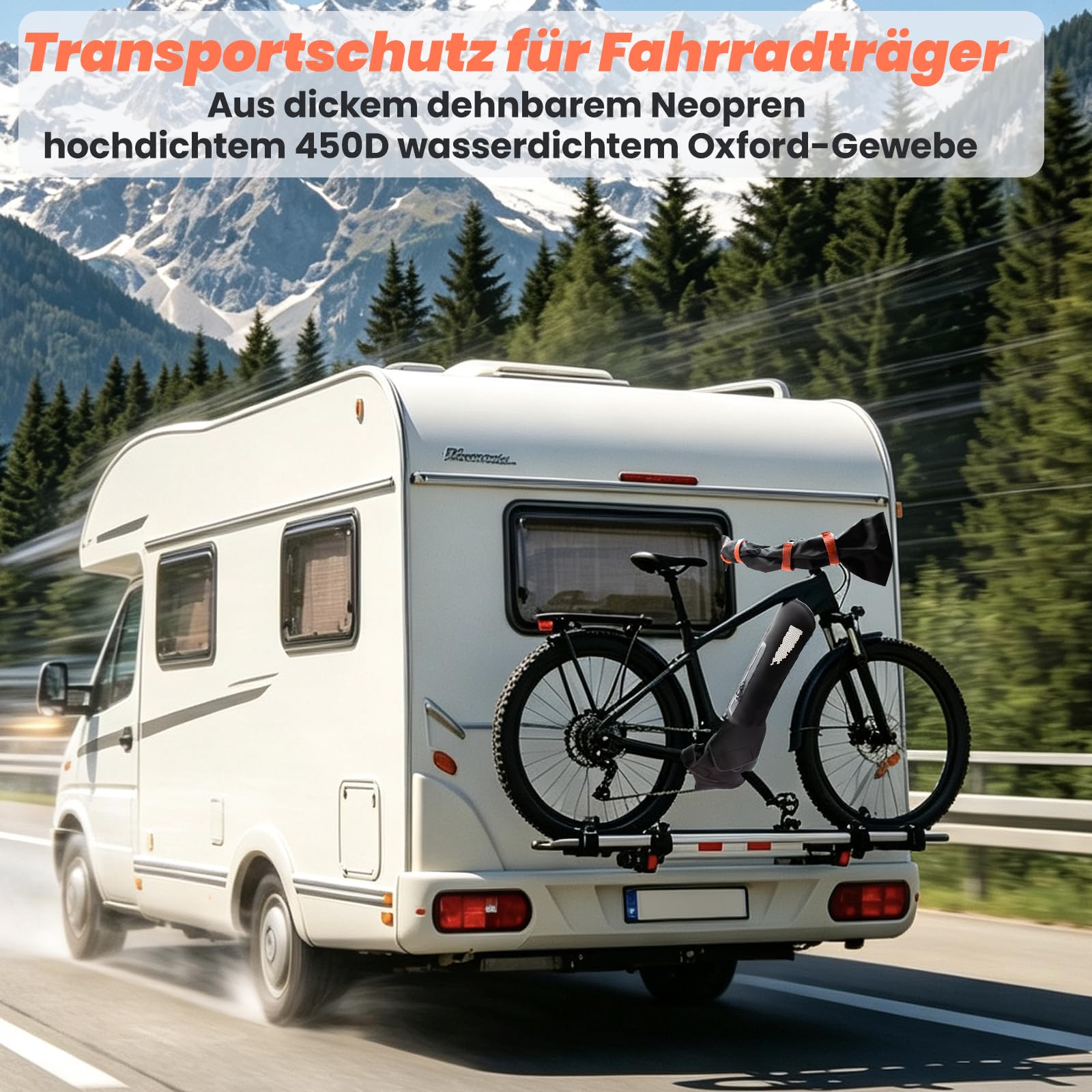 Lot de 3 protections de transport pour vélo électrique - Pour guidon de