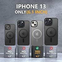 Vista 573 de MOCCA - Funda magnética resistente para iPhone XR de 6.1 pulgadas, compatible con MagSafe, funda con protección contra caídas de grado militar