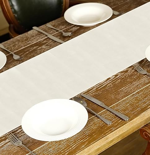 RABUSOFA Camino de mesa de Pascua de 13 x 72 pulgadas, diseño de flor de conejo, conejo, decoración de mesa de comedor y primavera, verano,