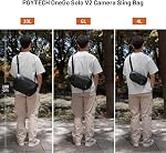 PGYTECH OneGo Solo V2 Sac à frimeurs de caméra, 6L Sac à caméra pour les photographes de voyage urbain, Sac à appareil photo sans miroir pour Sony/Canon/Nikon/DJI Mavic/Air/Mini/Tripod/Laptop, Vert