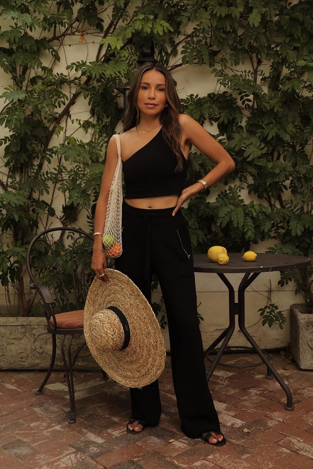 Bandier x Sincerely Jules The Flint Wide Leg Sweatpant - Image 3