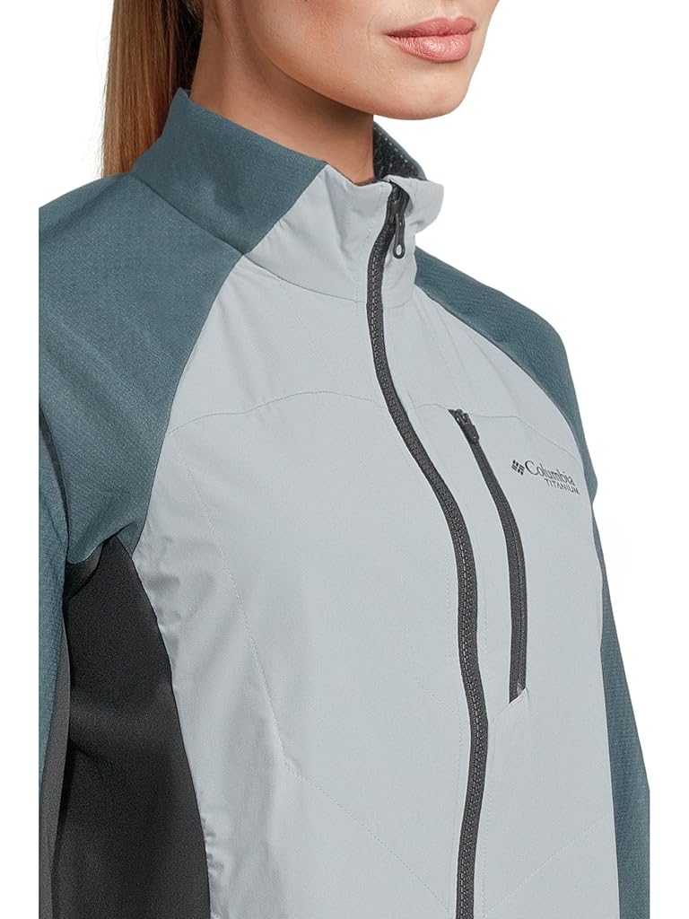 Blue Columbia Arctic Crest Hybrid Full Zip