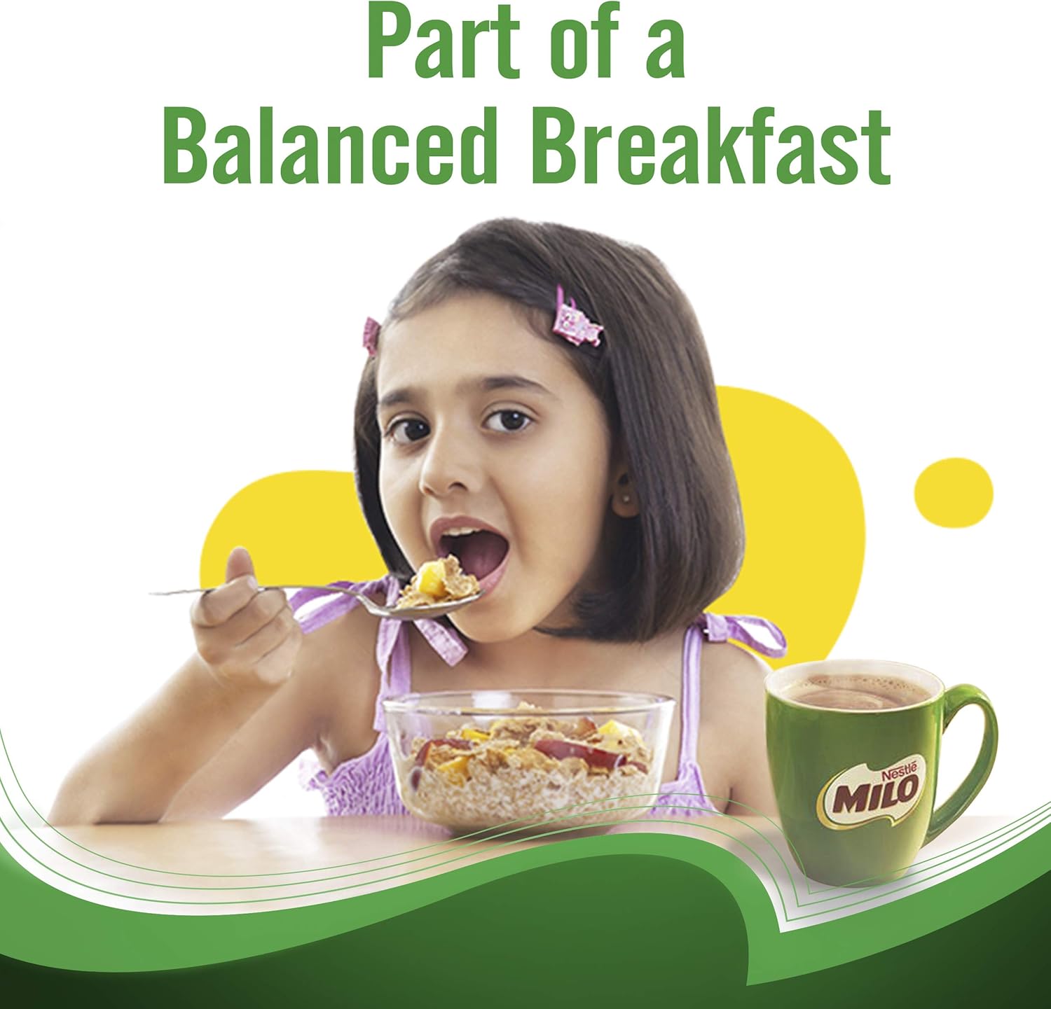 NESTLÉ MILO Chocolate Malt Beverage Mix, 3.3 Pound Can (1.5kg) | Fortified Powder Energy Drink : Powdered Chocolate Beverage Mixes : Grocery & Gourmet Food