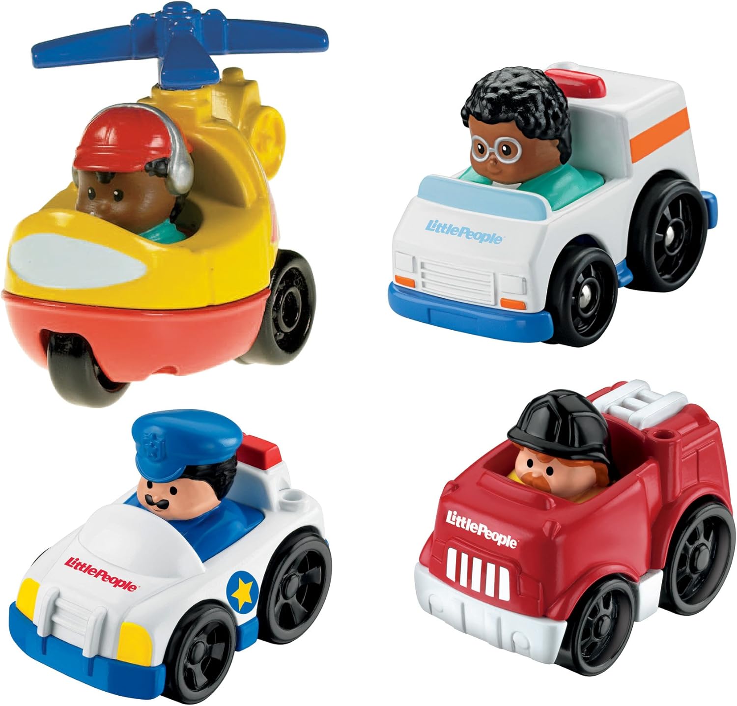 Buy Fisher Price Little People Wheelies Community Helpers 4 Pack Online In Vietnam B015i7h8uy