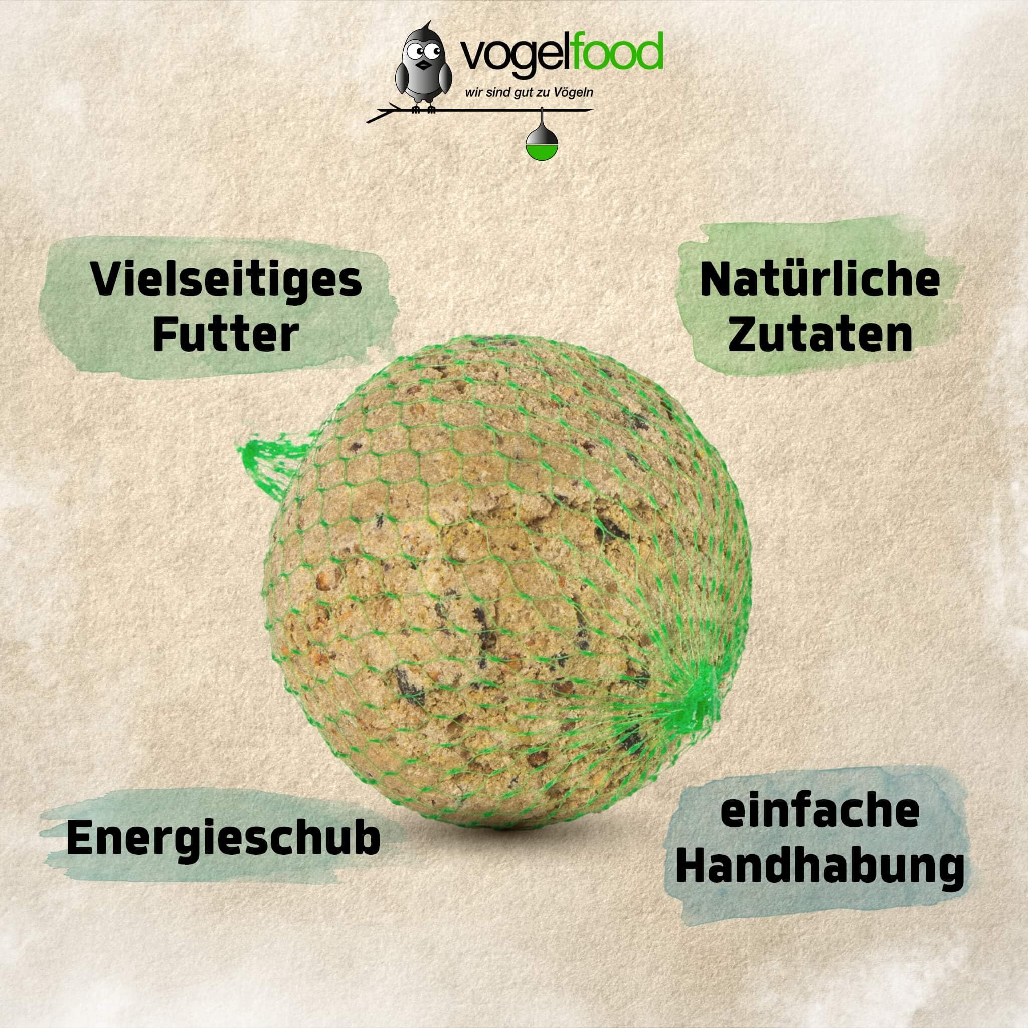 Vogelfood 20 Stck Riesen-Meisenknödel Vogelfutter Fettfutter Winterfutter Vogel Futter Meisenknödel