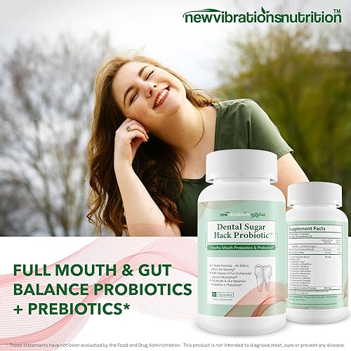 Miniatura 5 de Probiótico Dental Sugar Hack - Nuestros mejores probióticos para la salud bucal - Probióticos dentales profesionales para dientes, boca, encías y