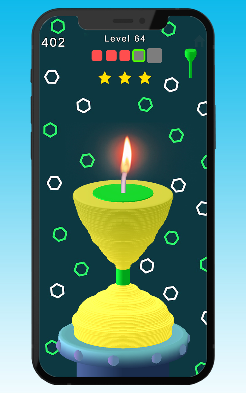 Candle Carving Craft Turning Wax Shape 3D - Crafting Colorful