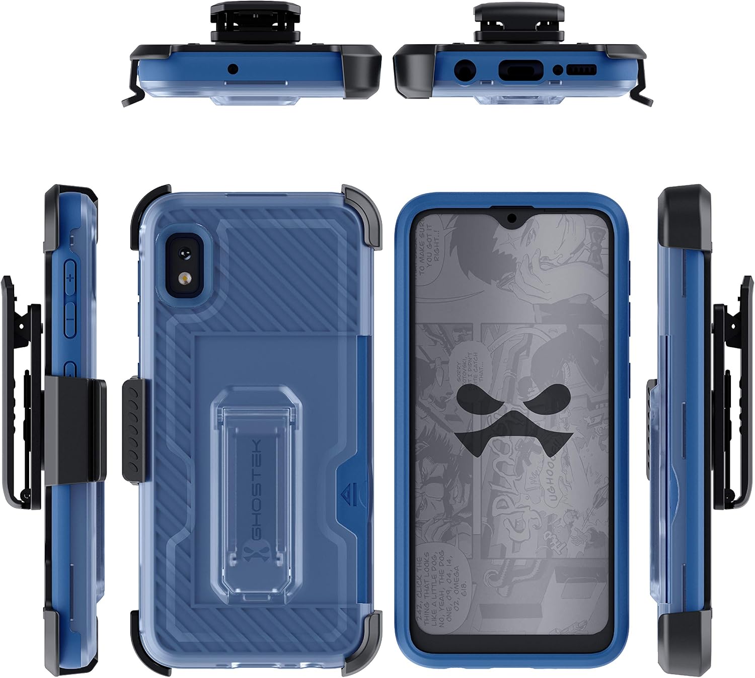Amazon Crazy 🔥 Deals Ghostek Iron Armor Designed for Galaxy A10e Case, Belt Clip Holster, Kickstand, Card Holder Heavy Duty Military Grade Drop Protection Wireless Charging Cover for Samsung Galaxy A10e (5.8 Inch) – Blue Cheapest 🛒 Ghostek Iron Armor Designed for Galaxy A10e Case, Belt Clip Holster, Kickstand, Card Holder Heavy Duty Military Grade Drop Protection Wireless Charging Cover for Samsung Galaxy A10e (5.8 Inch) – Blue