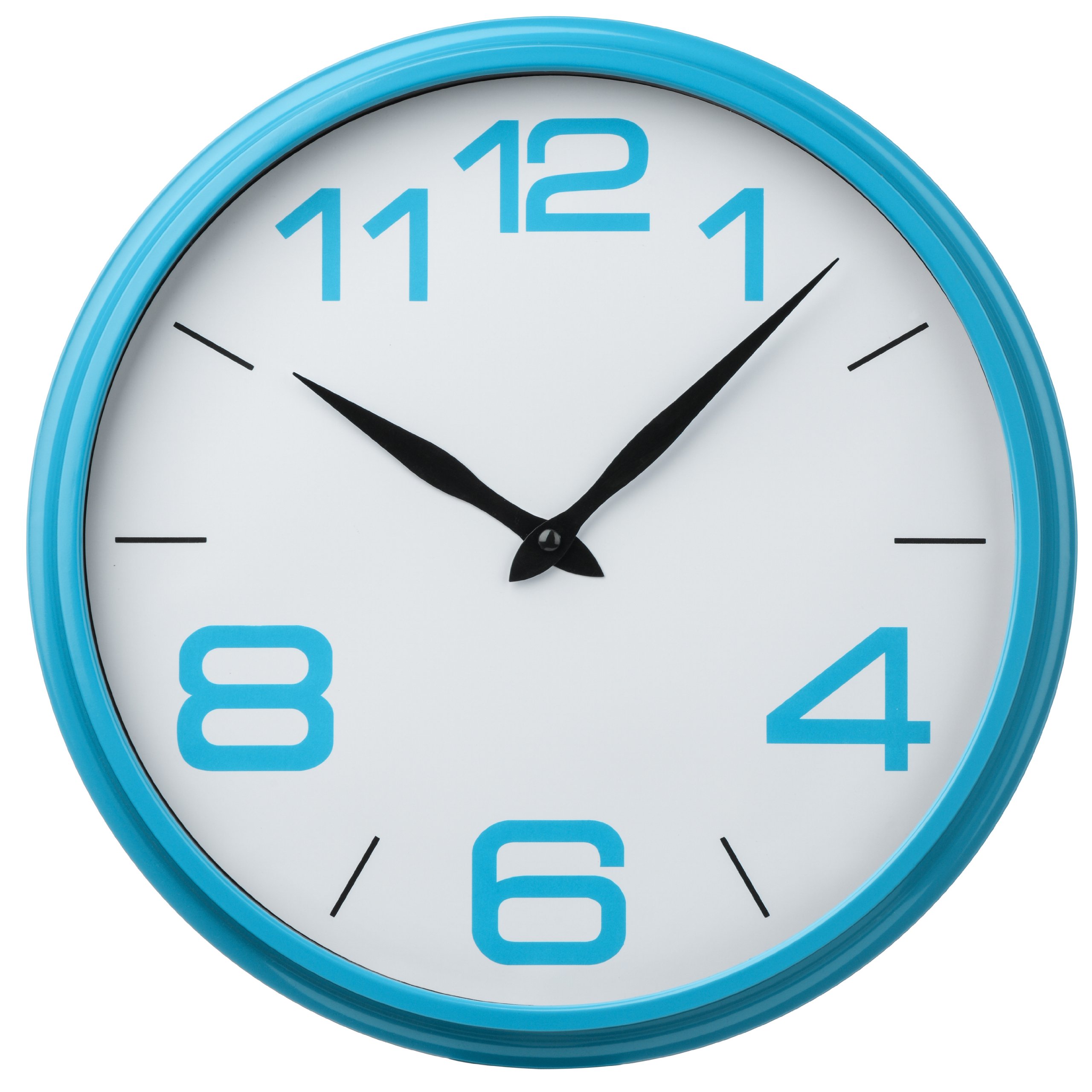 Premier Housewares Wall Clock, Blue