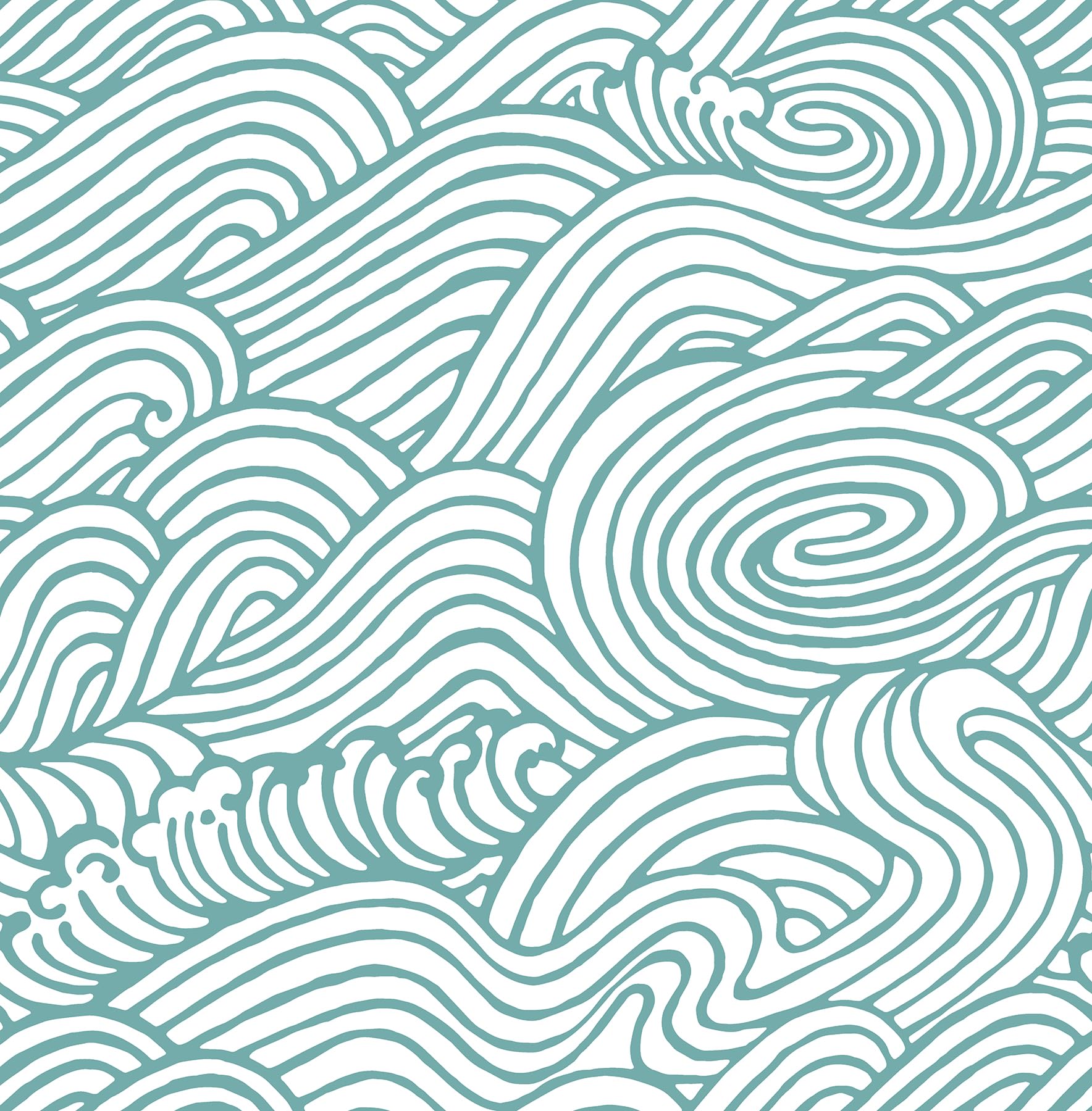 Papier peint autocollant NuWallpaper Saybrook NUS4164 bleu sarcelle pour mur