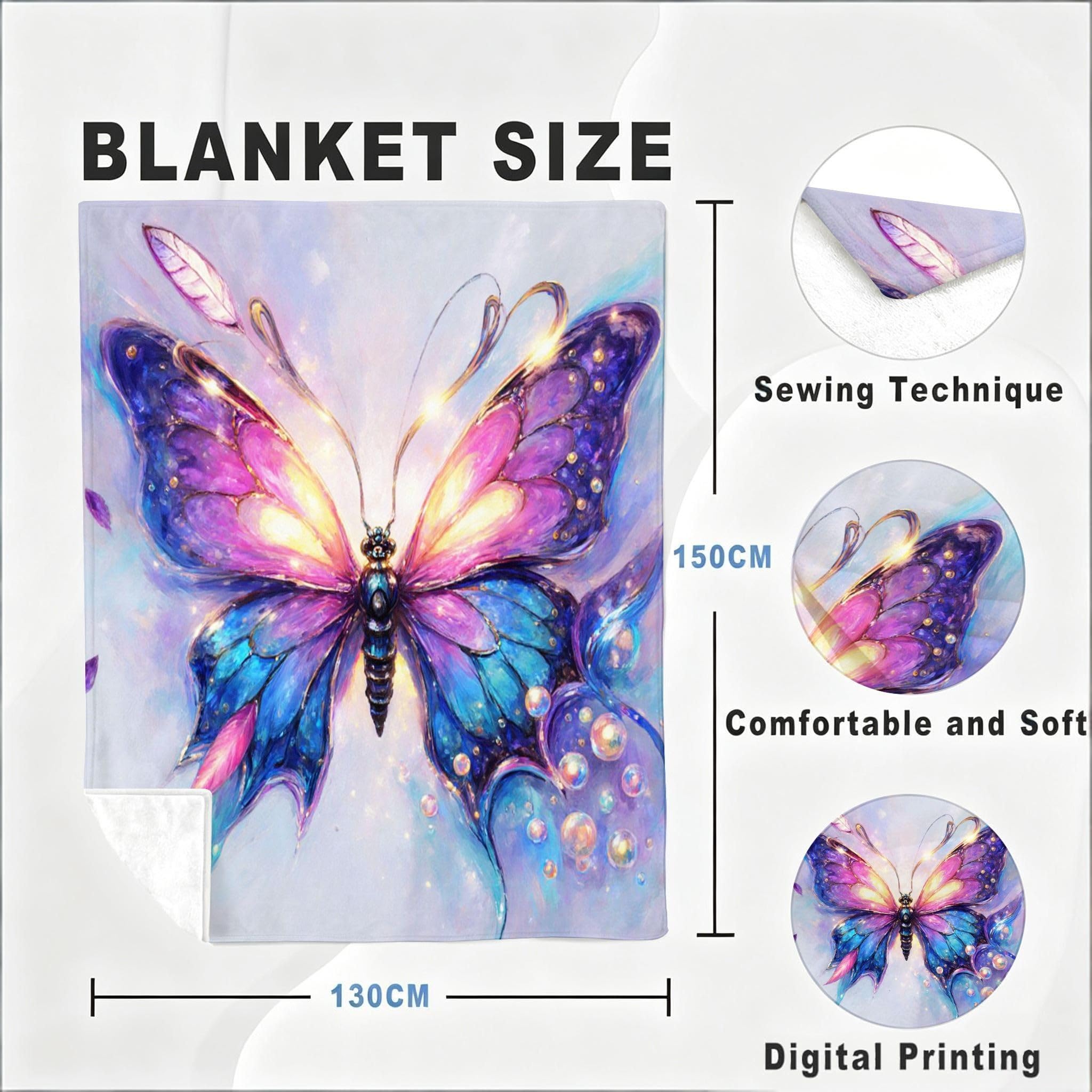 Manta 220x240 cm Cascada Florida Franela Polar para Cama 135/150-A267
