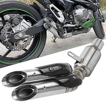 ②銛頭 XTevu Stainless Steel Motorcycle Exhaust Middle Link Pipe